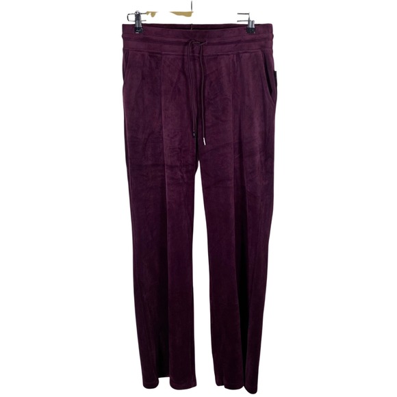 Andrew Marc Pants - NWT Andrew Marc Sport Velour Lounge Pants Plum Velvet Womens Medium